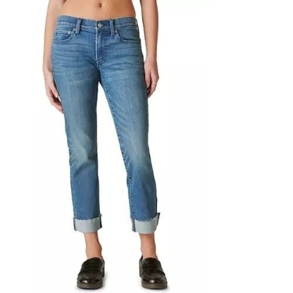 LUCKY BRAND Womens Size 6 /28 Mid Rise Sweet Crop Jeans NEW - Picture 1 of 2